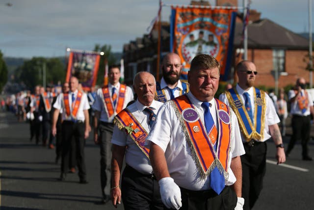 The Orange Order's marches across Northern Ireland were often flashpoints of tension during the Troubles