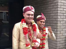 Couple married in UK's 'first' gay Muslim wedding suffer online abuse