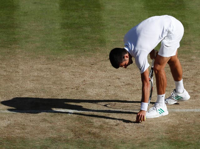 Djokovic has hit out at the state of the courts