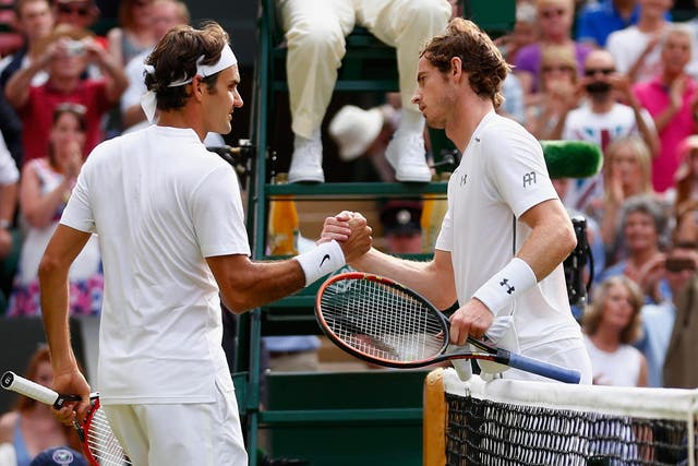Federer and Murray have met in one previous Wimbledon final, in 2012