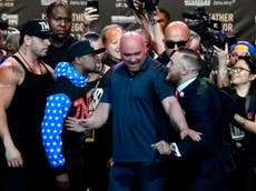 Read the full transcript from Mayweather v McGregor press confererence