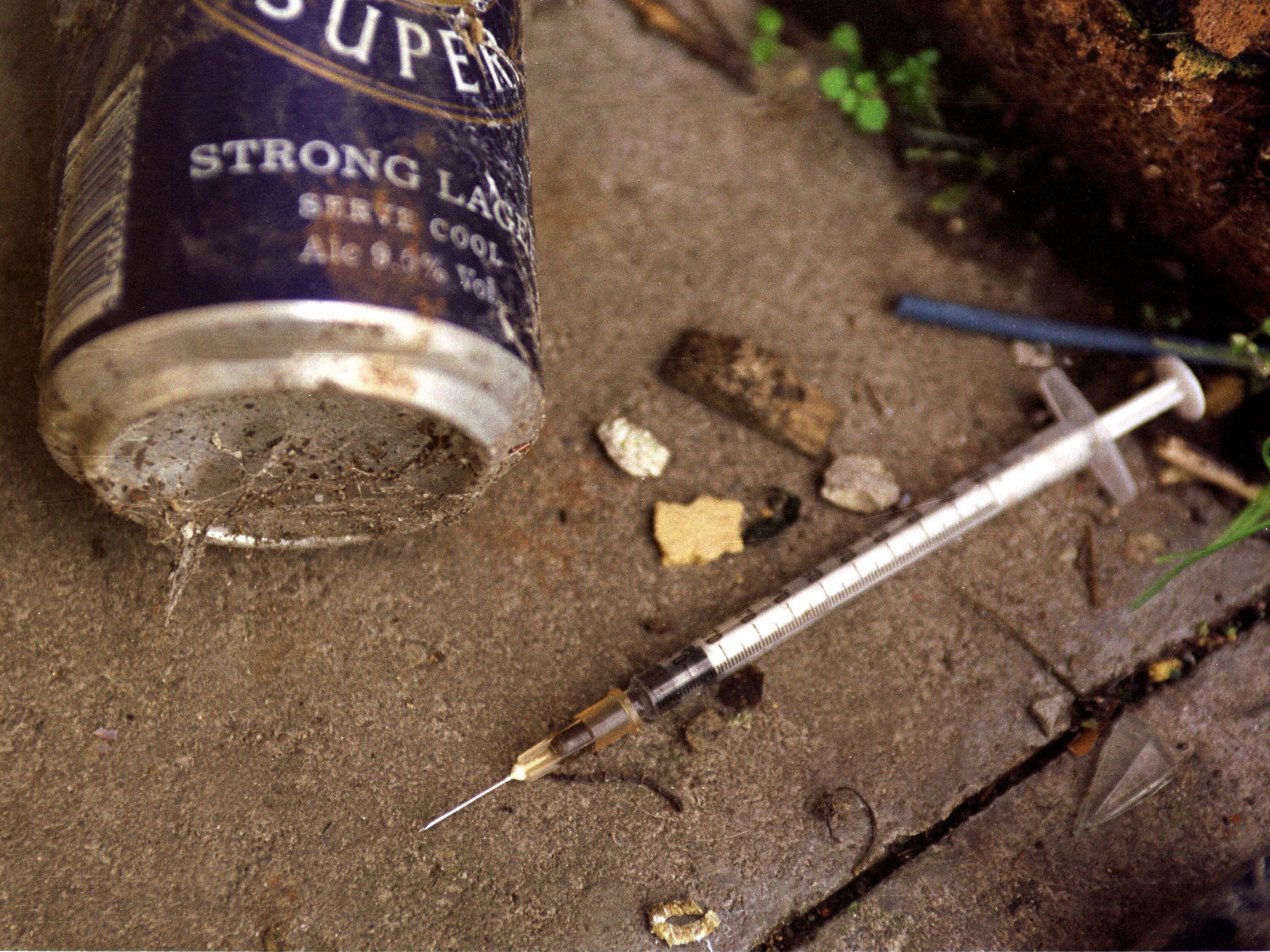 Needle exchange services were introduced in the 1980s amid fears of HIV spreading among drug users