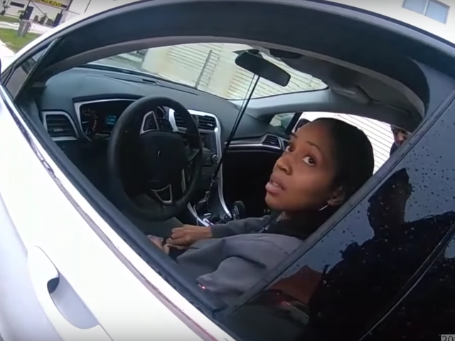 Video purports to show Florida State Attorney Aramis Ayala being pulled over by two white police officers who struggle to explain the stop