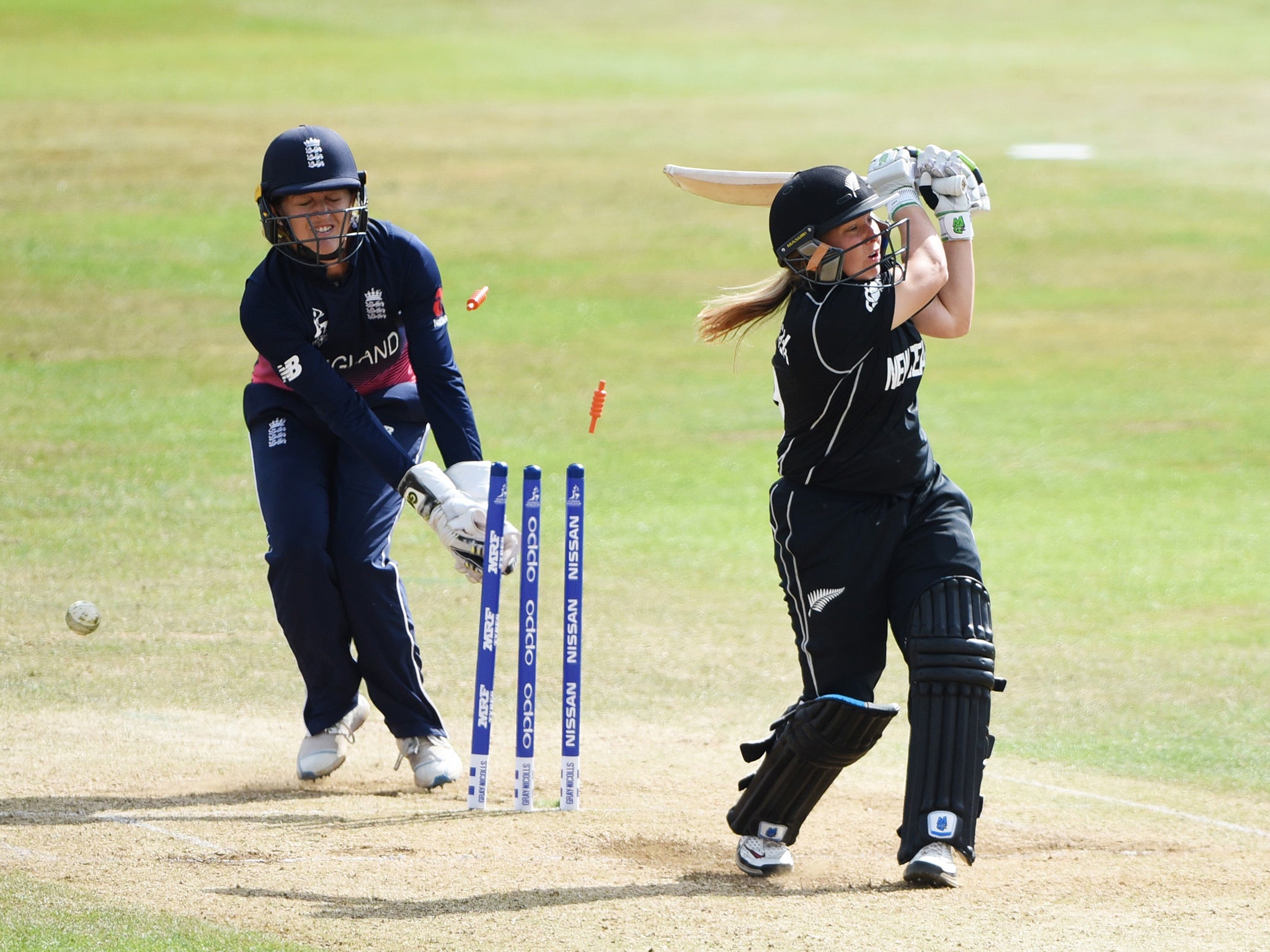 The White Ferns ultimately fell short with the bat