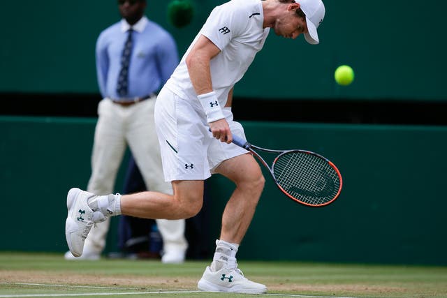 Andy Murray's hip problem hindered his movement and ultimately cost him the match