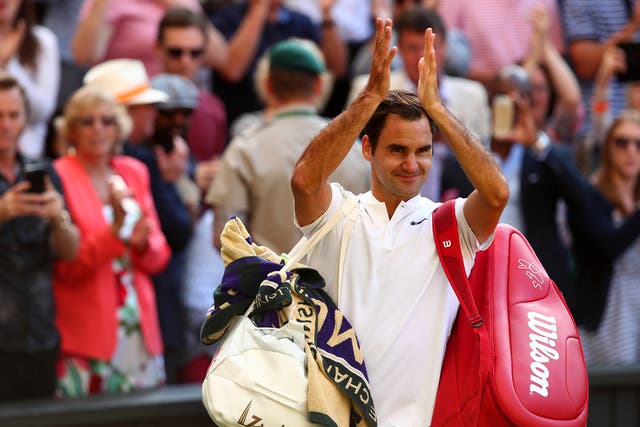 Roger Federer incredibly made just three unforced errors during two dazzling sets
