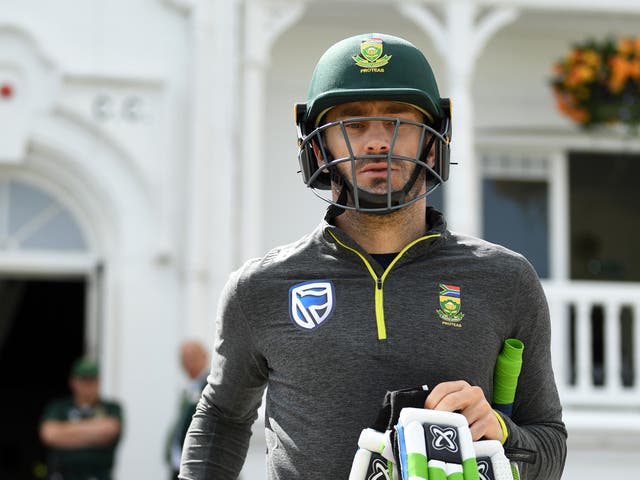South Africa captain Faf du Plessis will return to the fold at Trent Bridge