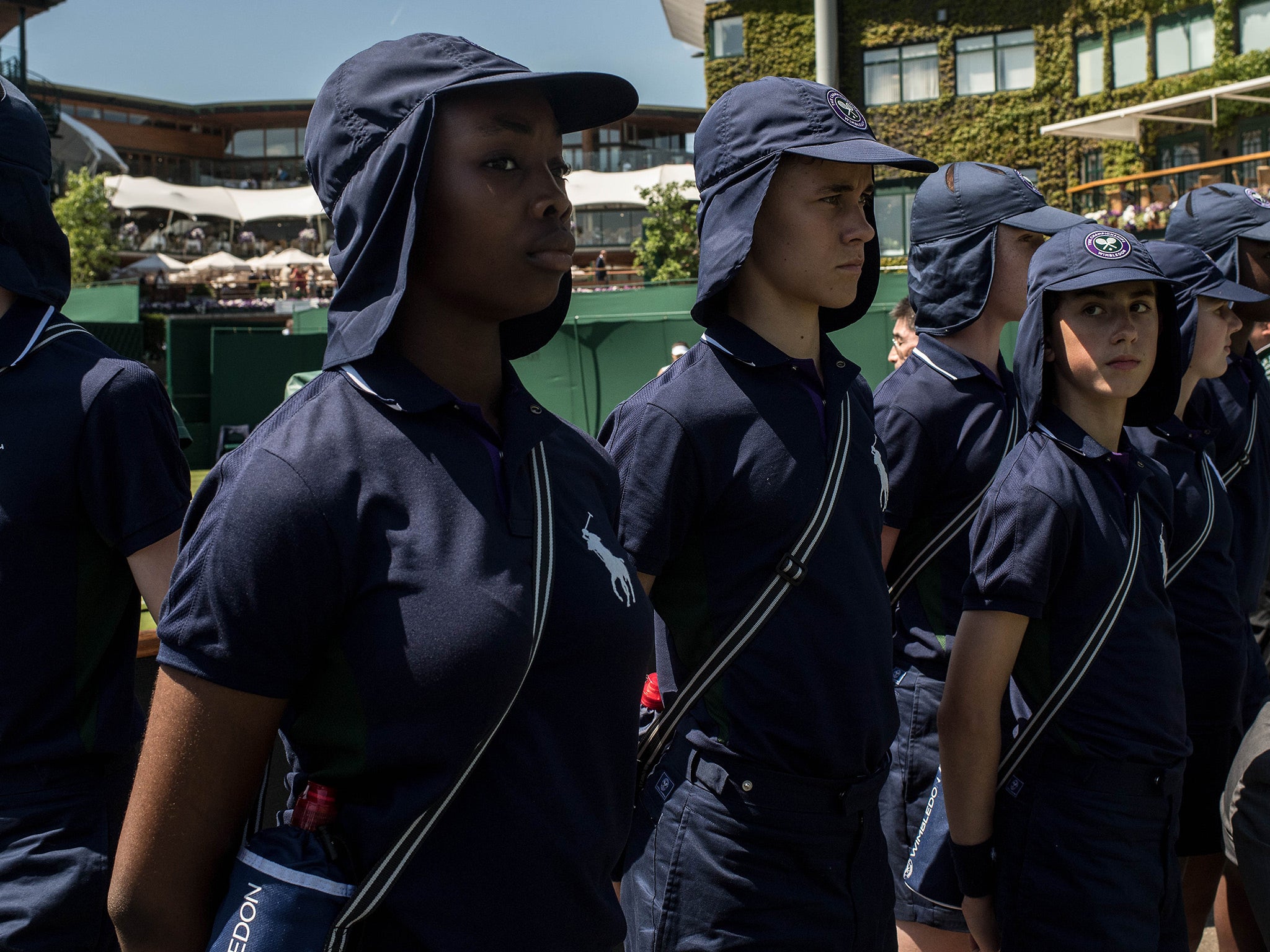 They're the ballgirls of summer