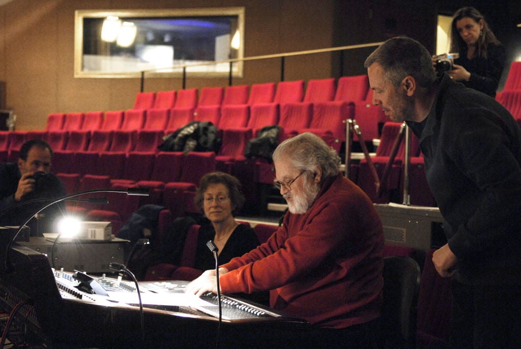 Henry at work in a Paris studio in 2008