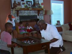 Couple adopt seven siblings who were separated by foster homes 