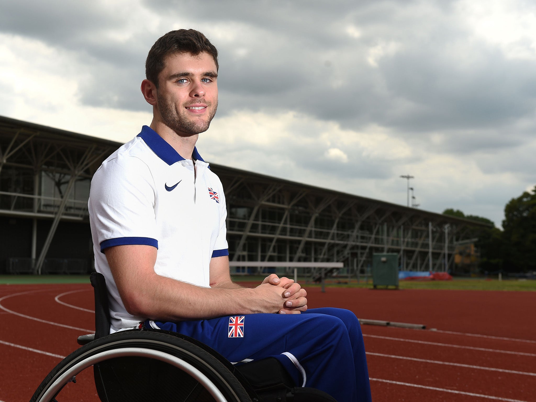 Toby Gold will be representing Great Britain in the T33 100 metres on Saturday