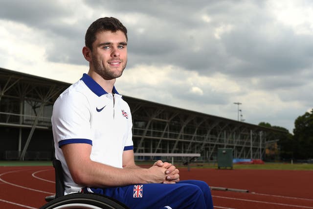 Toby Gold will be representing Great Britain in the T33 100 metres on Saturday