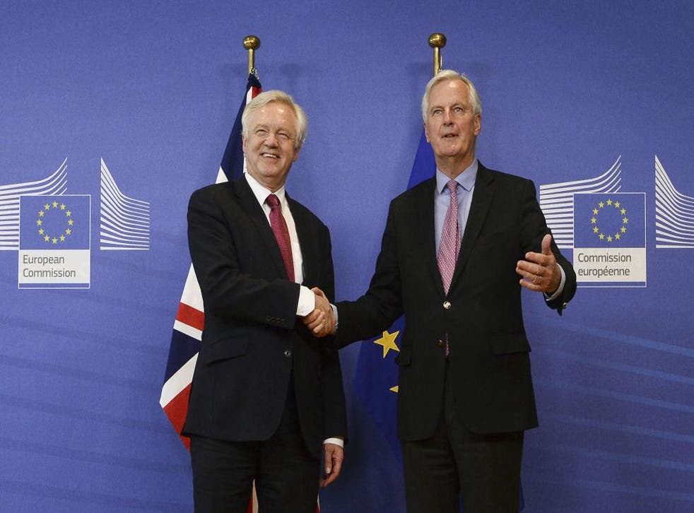 David Davis, Brexit minister for Britain and Michel Barnier, EU chief negotiator, need to agree on a transitional deal