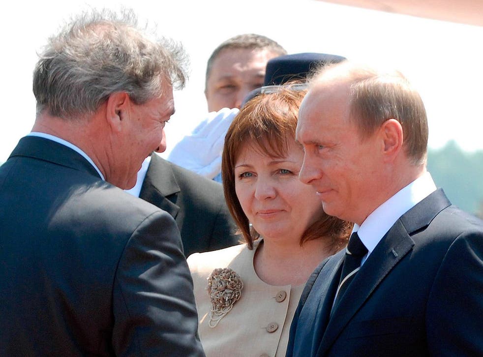 Lyudmila Ocheretnaya with ex-husband Vladimir Putin
