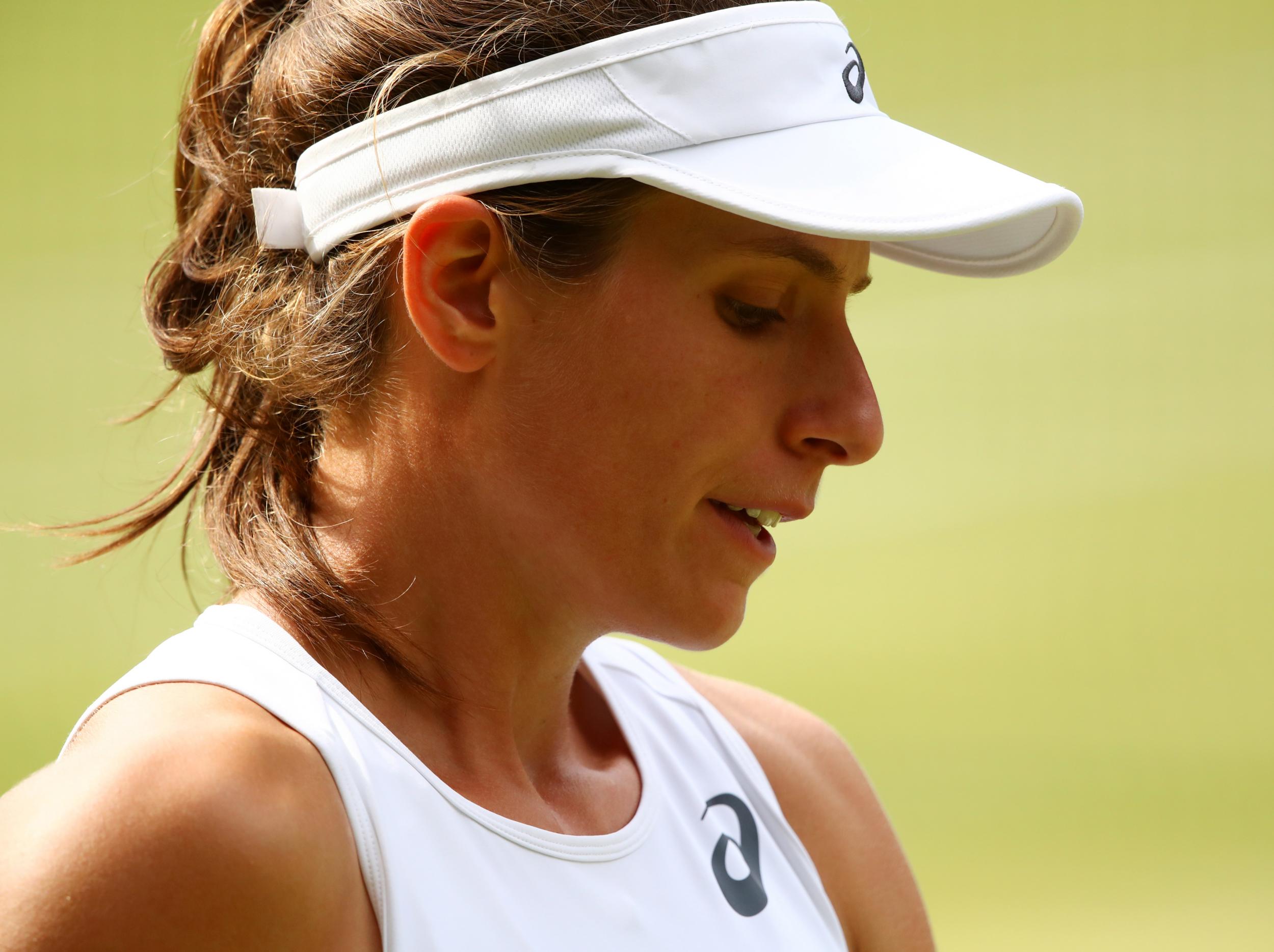 Konta has been knocked out of Wimbledon