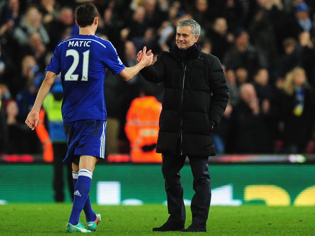 Jose Mourinho trusts Matic having worked with him before at Chelsea
