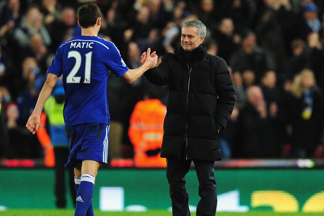 Jose Mourinho trusts Matic having worked with him before at Chelsea