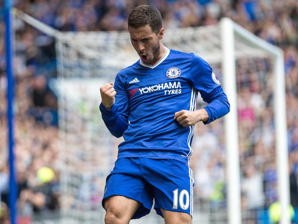 Eden Hazard is the Premier League's only representative in the Fifa 18 Top 10