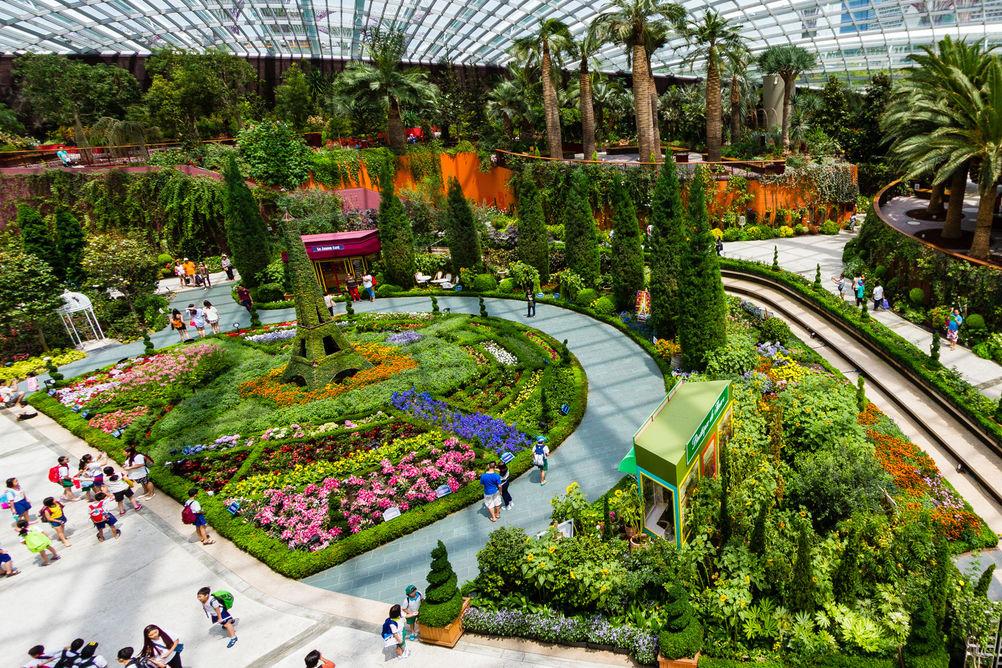 Gardens by the Bay contains thousands of carefully selected plants, most of which wouldn’t be able to survive in Singapore’s natural climate