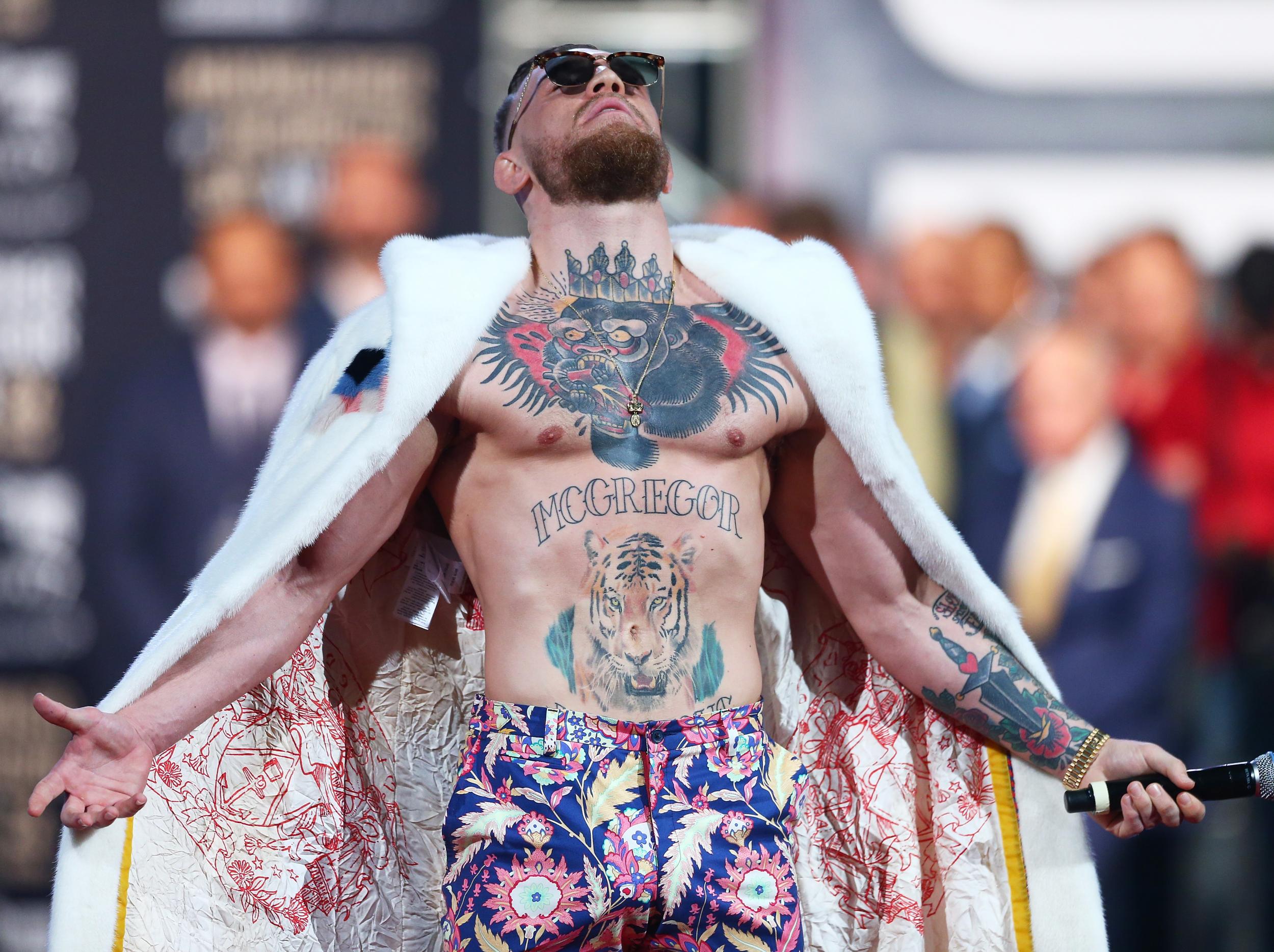 Conor mcgregor 2024 button shirt