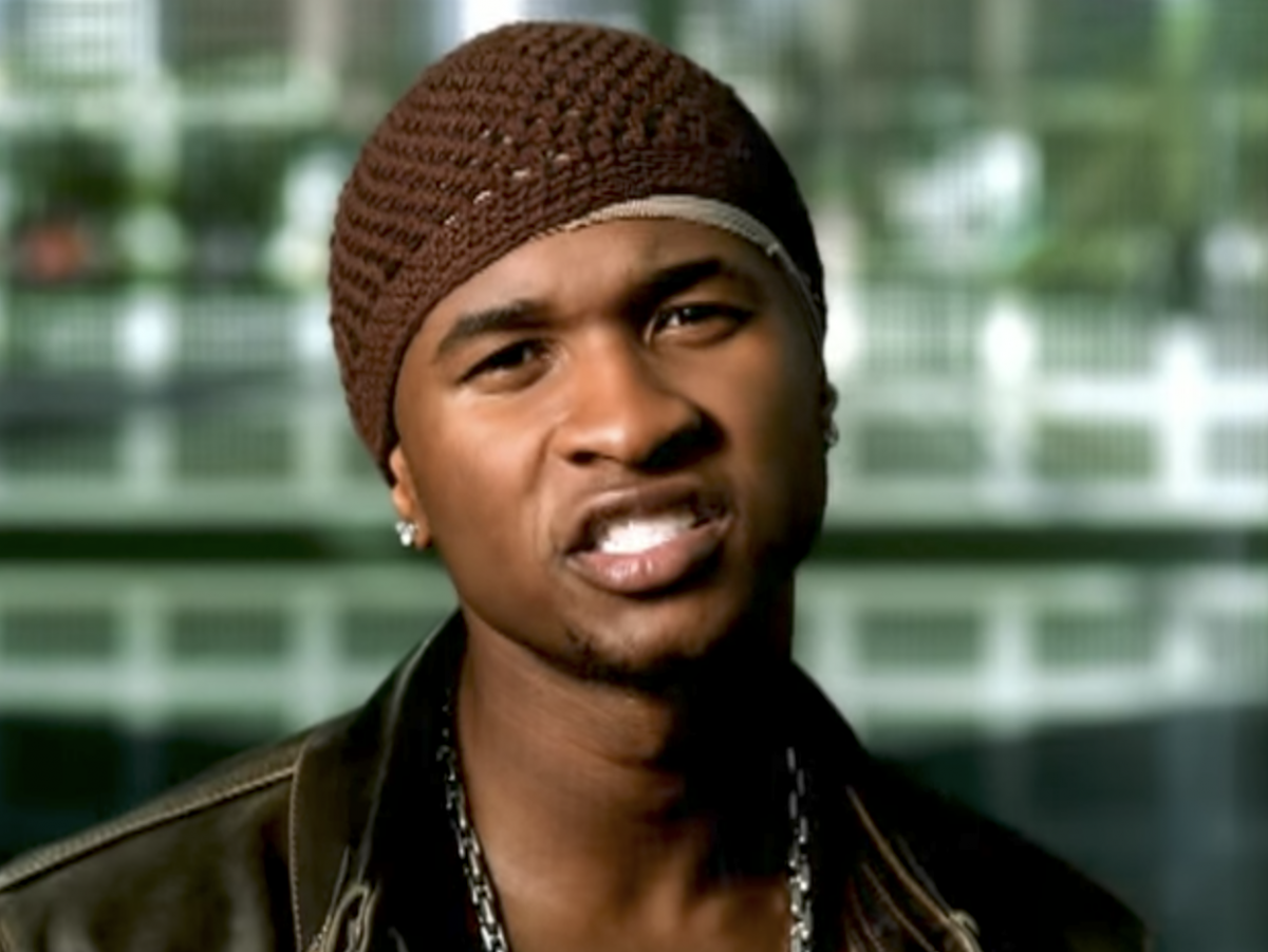 Usher broke it down in the video for "U Remind Me."