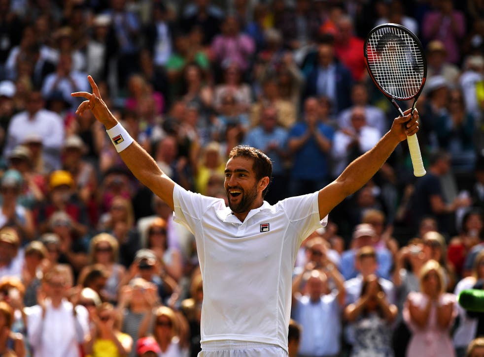 Marin Cilic reaches first final with win over Andy Murray's conqueror Sam | The Independent | The