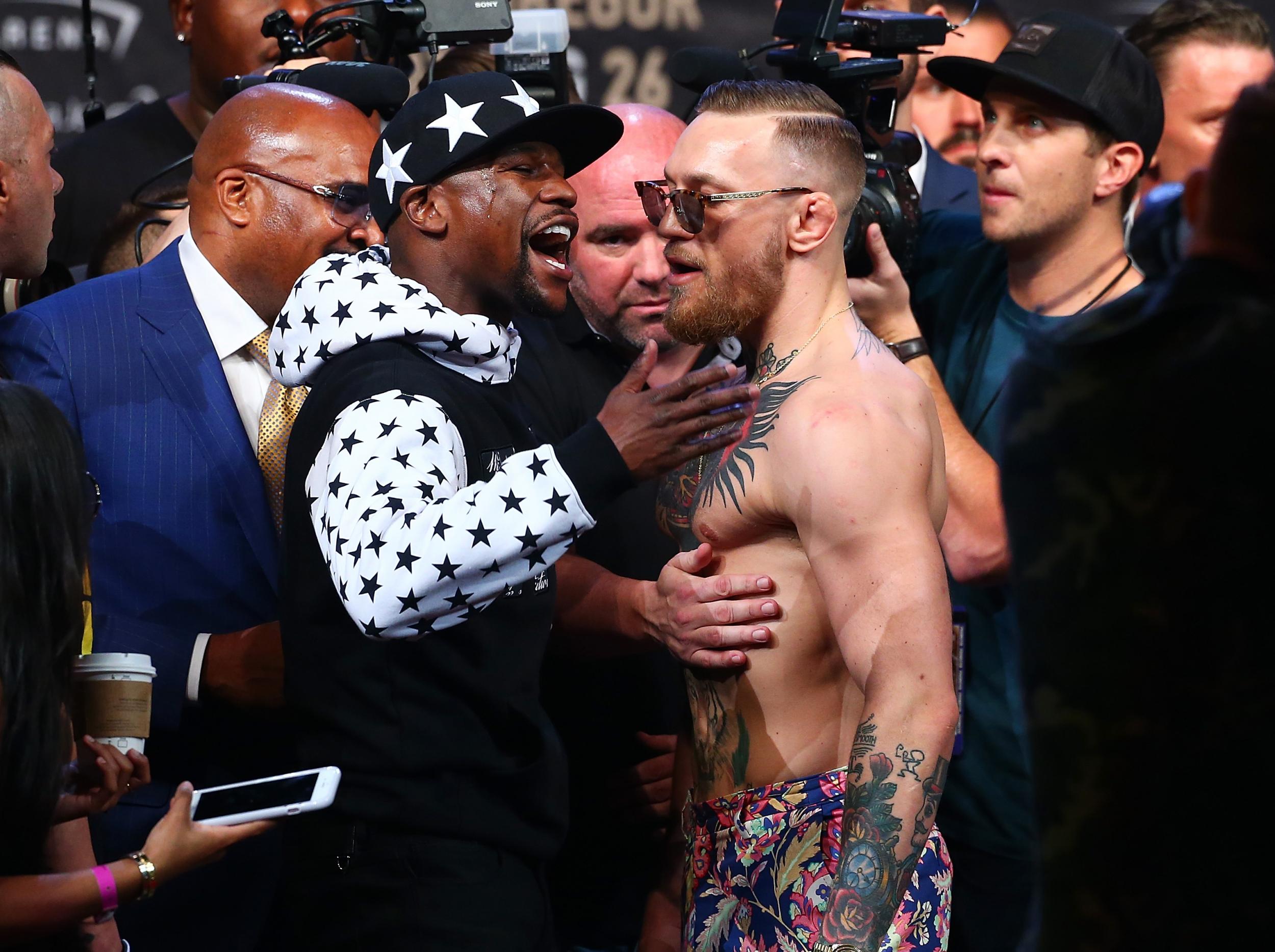 Mayweather and McGregor are due to go face to face for a final time this week