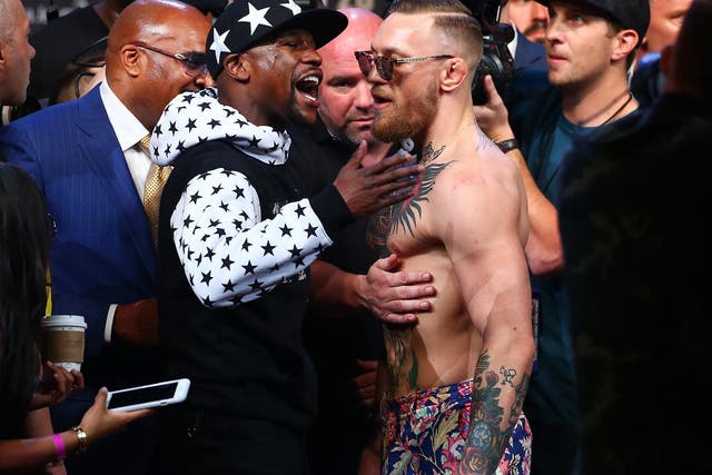 Mayweather and McGregor are due to go face to face for a final time this week