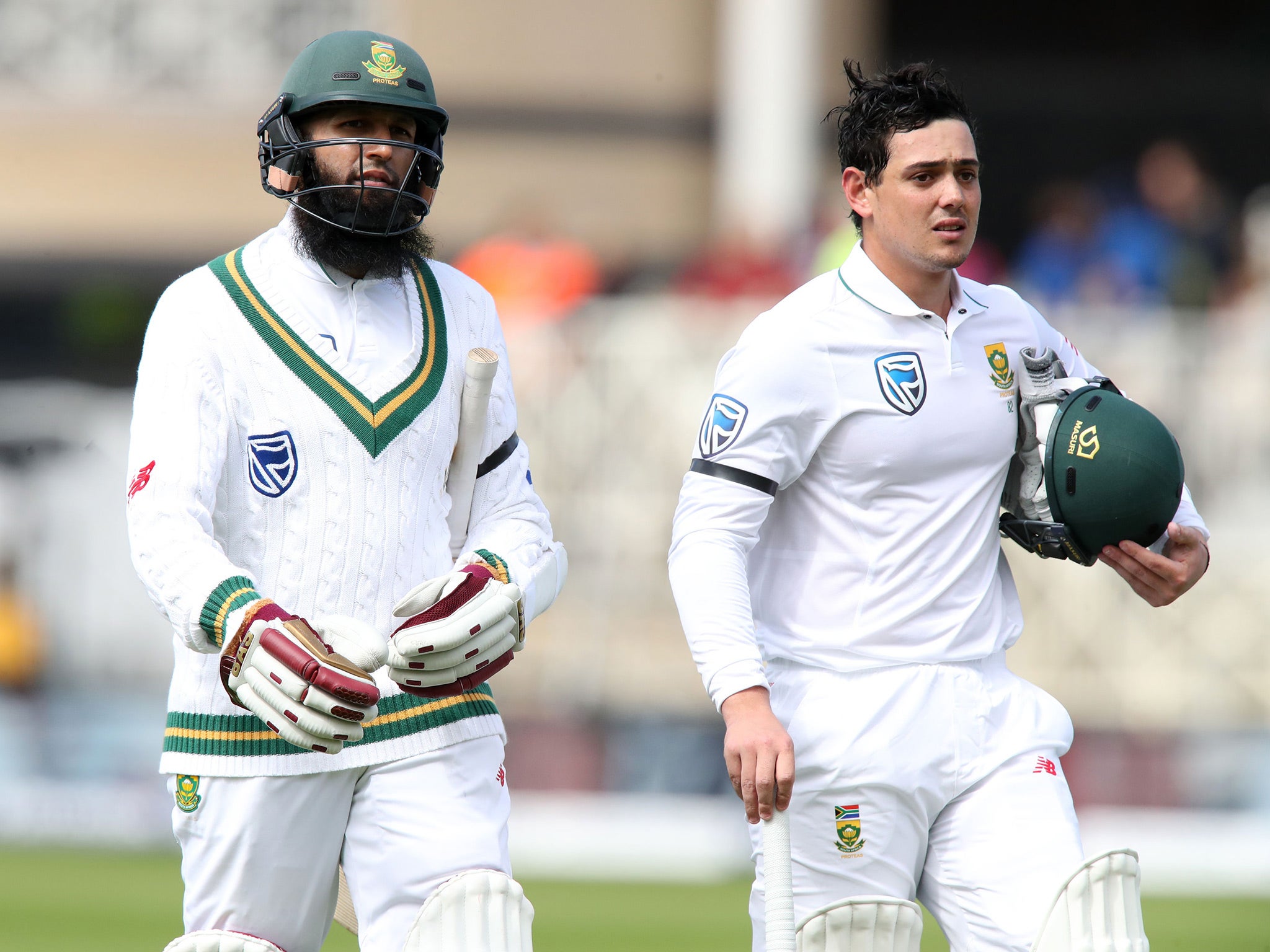 Amla and De Kock gave the tourists the upper hand