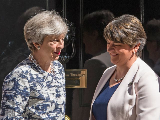 Despite Ms May's supply and confidence arrangement with the DUP, the Northern Irish party said it would vote with Labour on the non-binding motion