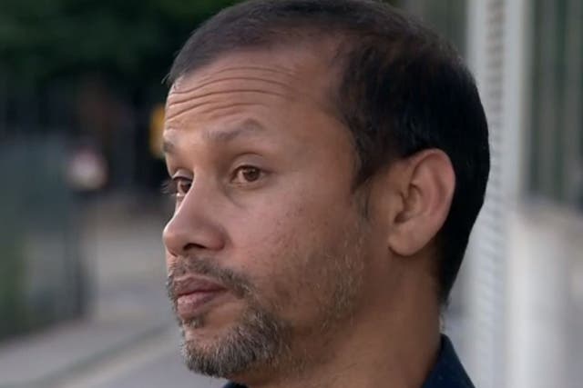 Delivery driver Jabed Hussain was targeted during a spate of acid attacks