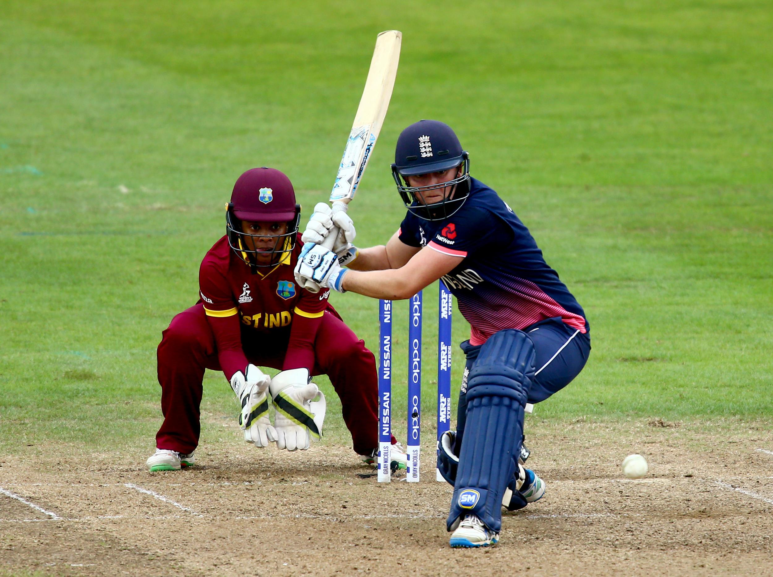Heather Knight impressed with the bat