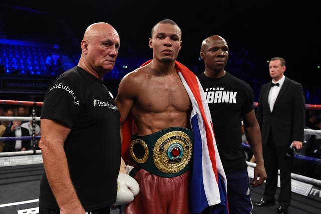 Eubank won by margins of 118-110, 118-110 and 120-108
