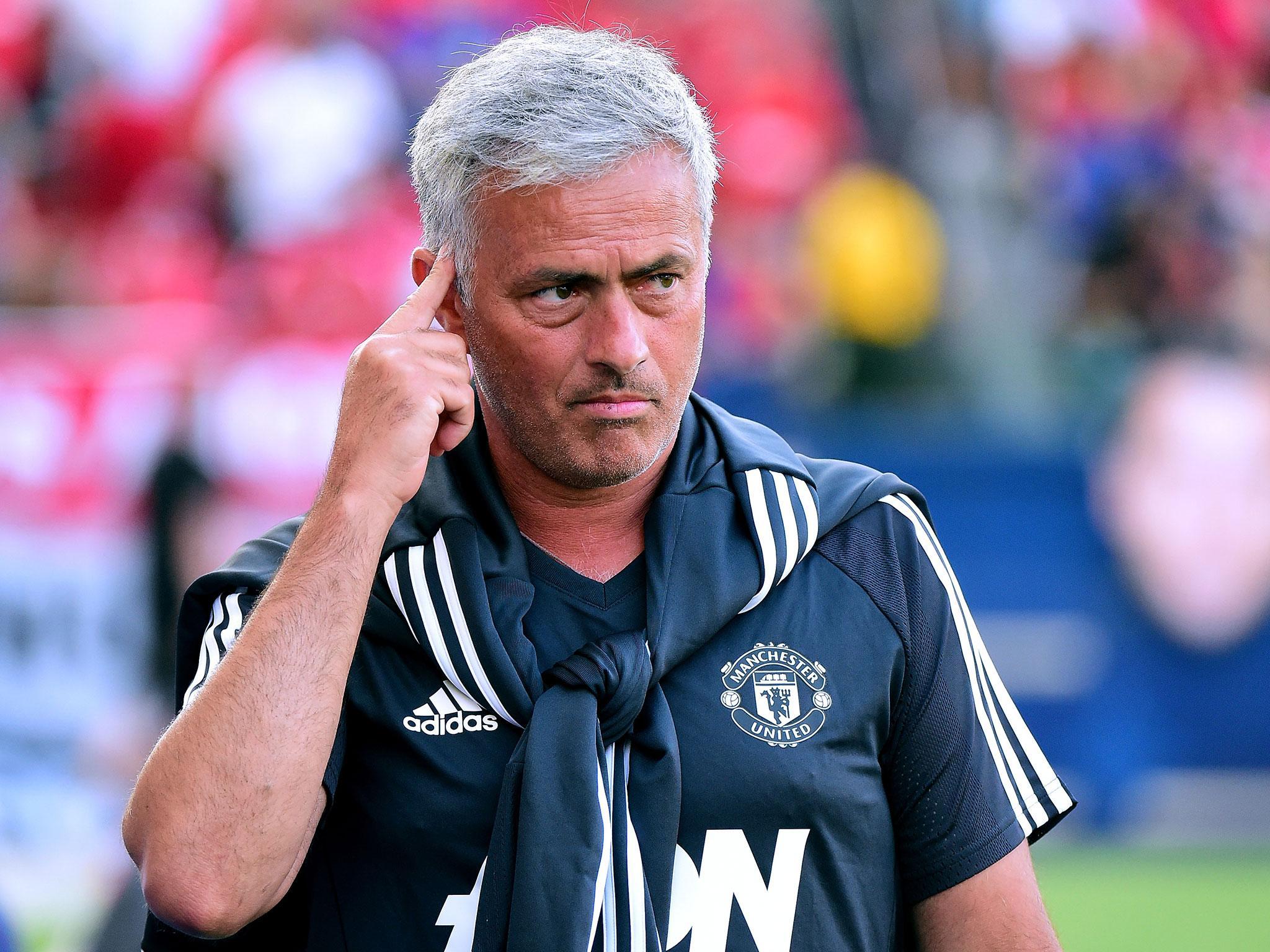 Jose Mourinho is not pleased with Manchester United's summer transfer business
