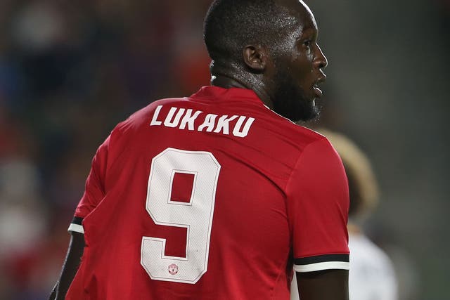 Romelu Lukaku made his first Manchester United appearance on Saturday