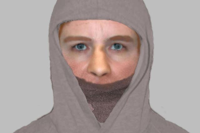 Undated handout e-fit image issued by Essex Police of a man they want to speak to after a 13-year-old girl was grabbed and subjected to racial verbal abuse in Basildon, Essex