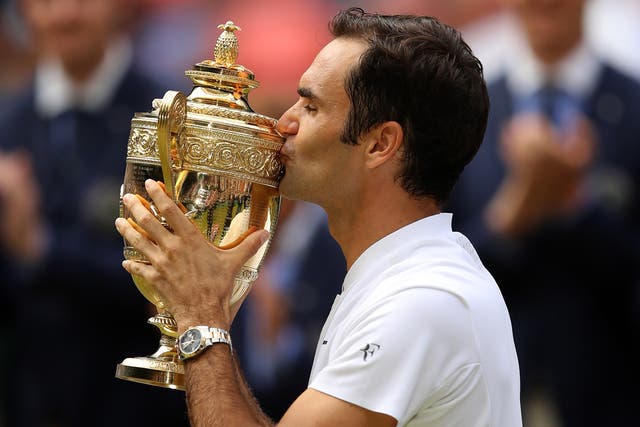 Roger Federer has now surpassed the seven titles won by William Renshaw and Pete Sampras