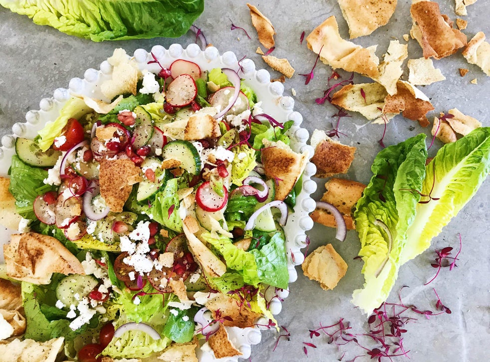 How to make fattoush Lebanese salad | The Independent | The Independent