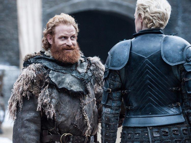 Tormund and Brienne in Game of Thrones