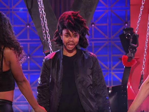 Hall’s impression of The Weeknd on ‘Lip Sync Battle’ (YouTube/Comedy Central)