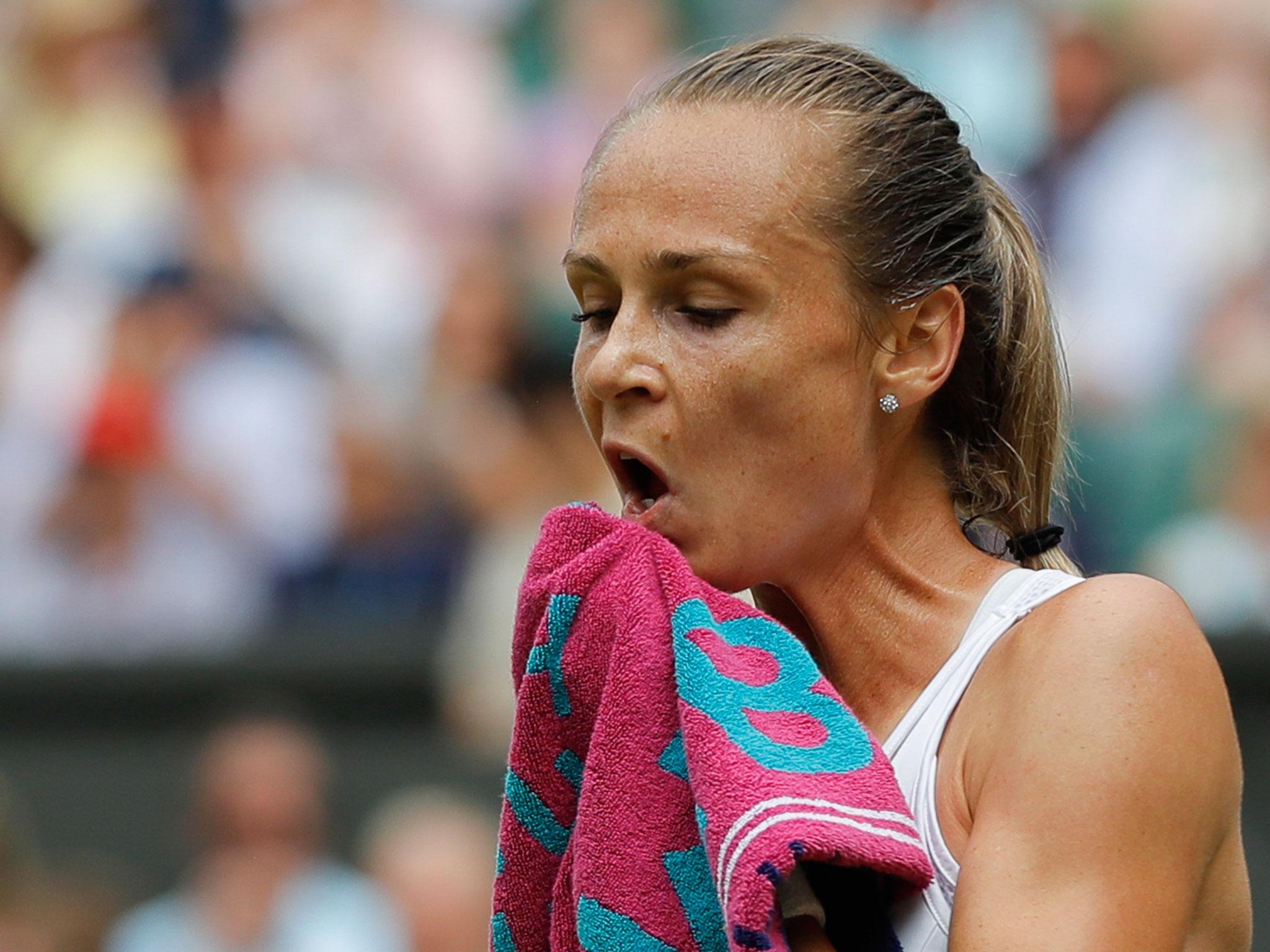 &#13;
Rybarikova enjoyed a fine tournament until she ran into eventual winner Muguruza &#13;