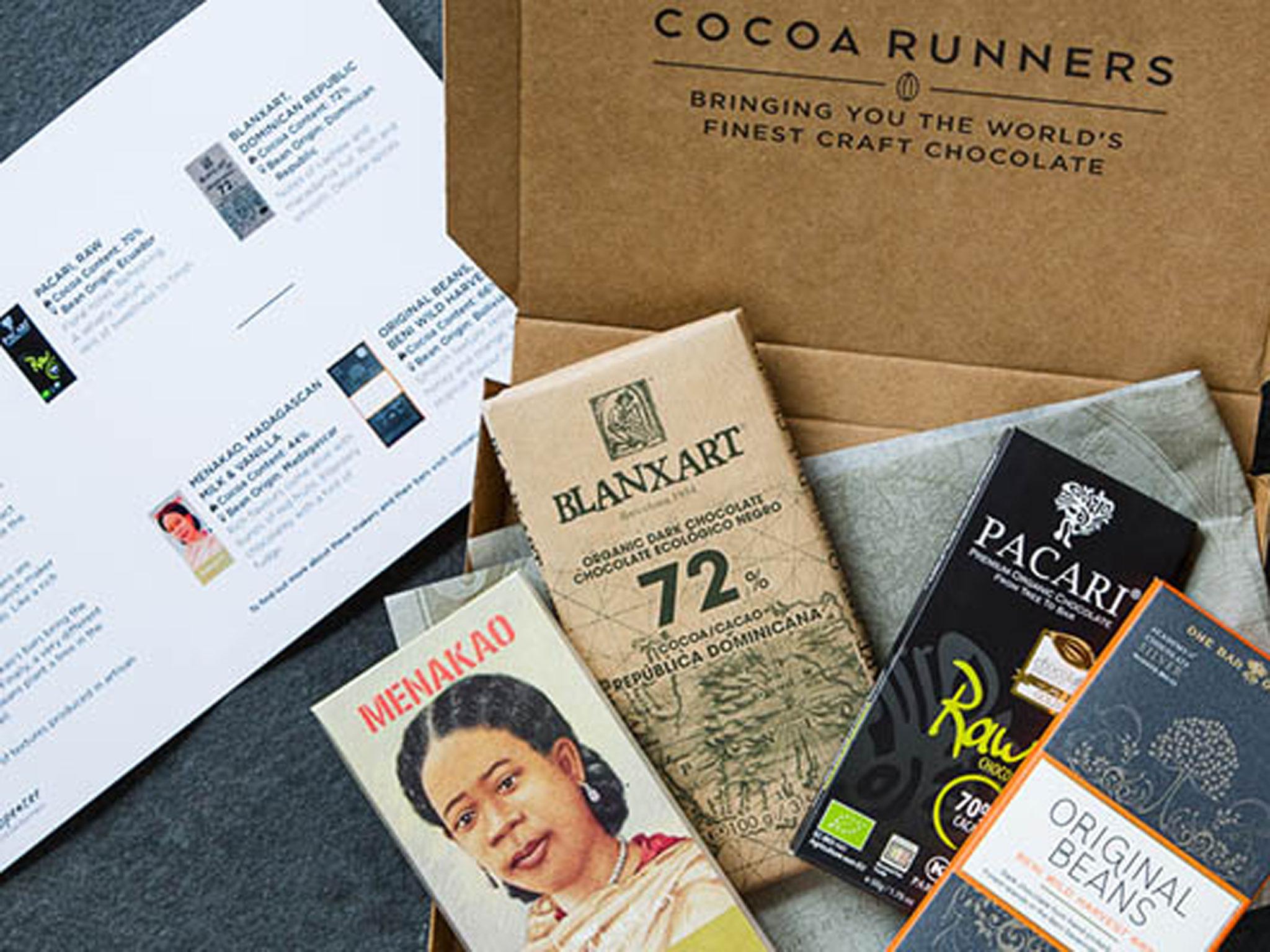 Cocoa Runners Chocolate Tasting Club Subscription.