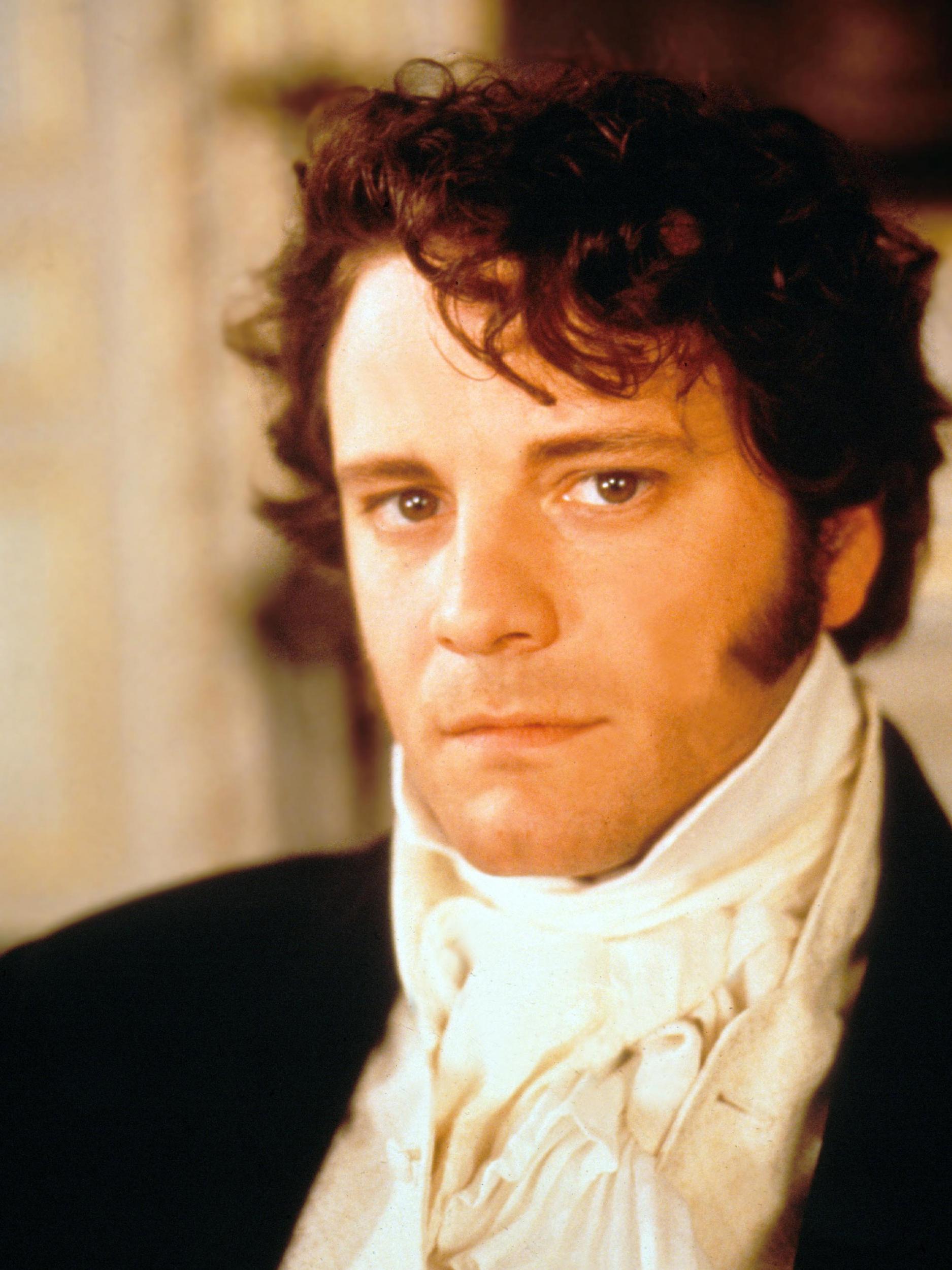 Colin Firth in the 1995 film version of ‘Pride and Prejudice’