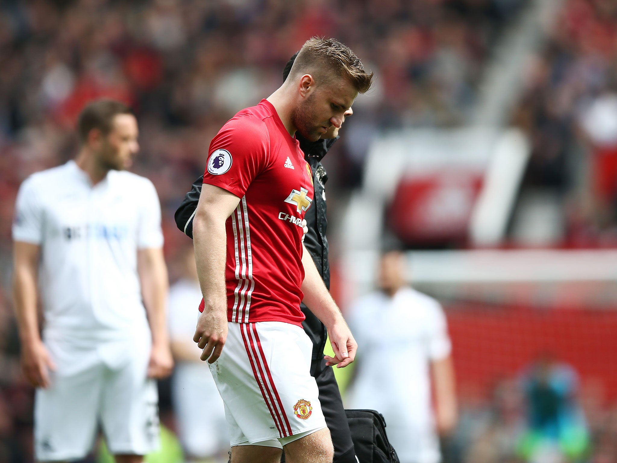 Shaw has struggled with injury during his time at United