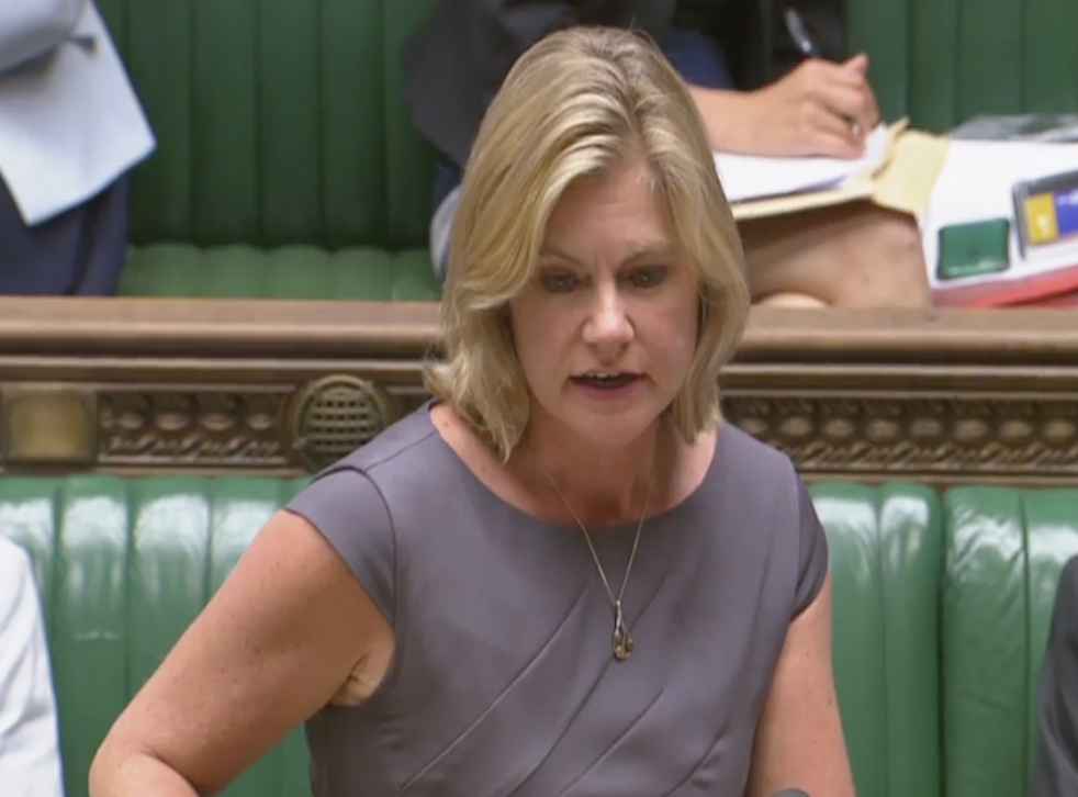 Ms Greening was also pressed to match Labour’s commitment to set aside £10m to end menstrual deprivation in England