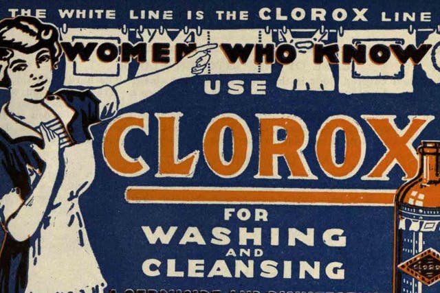 The report states that depicting family members creating a mess while a woman has sole responsibility for cleaning it up is an example of a "problematic" ad