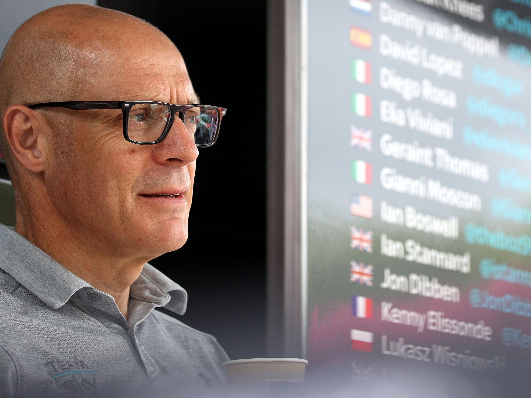 Dave Brailsford has clashed with sections of the media in recent weeks