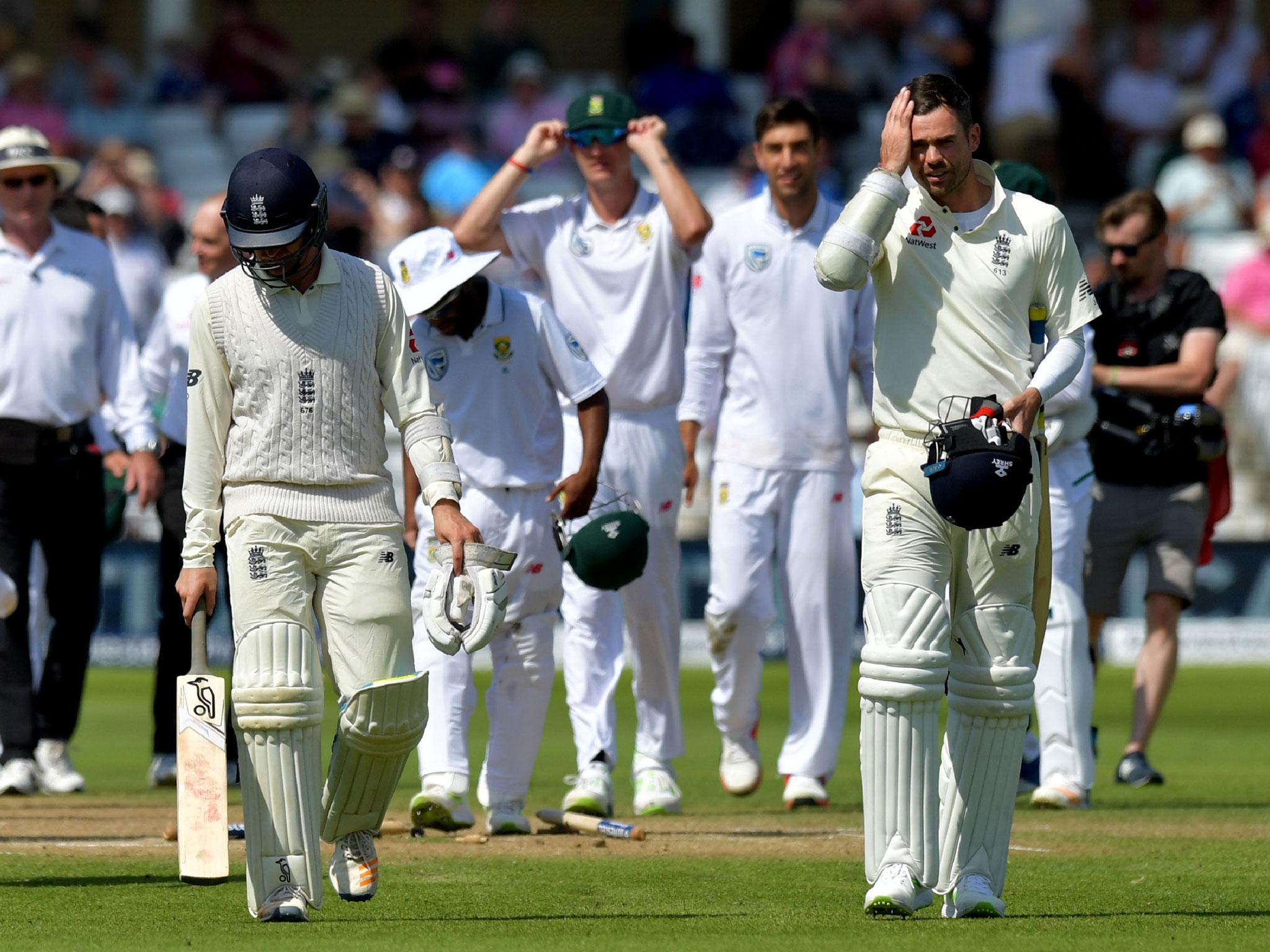 England were bowled out for 133 on the fourth and final day at Trent Bridge