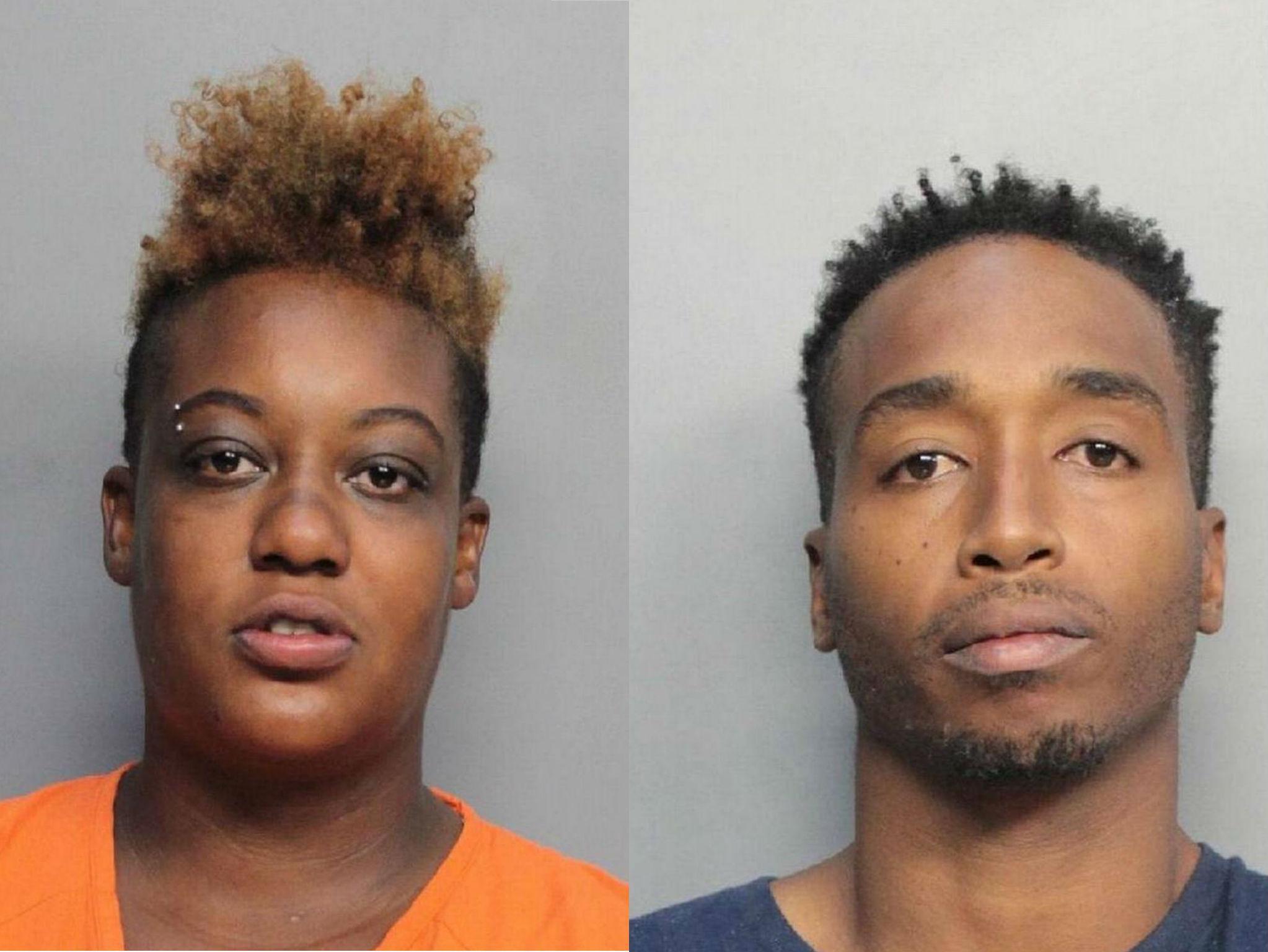 The couple were arrested the next day after allegedly stealing sodas while naked