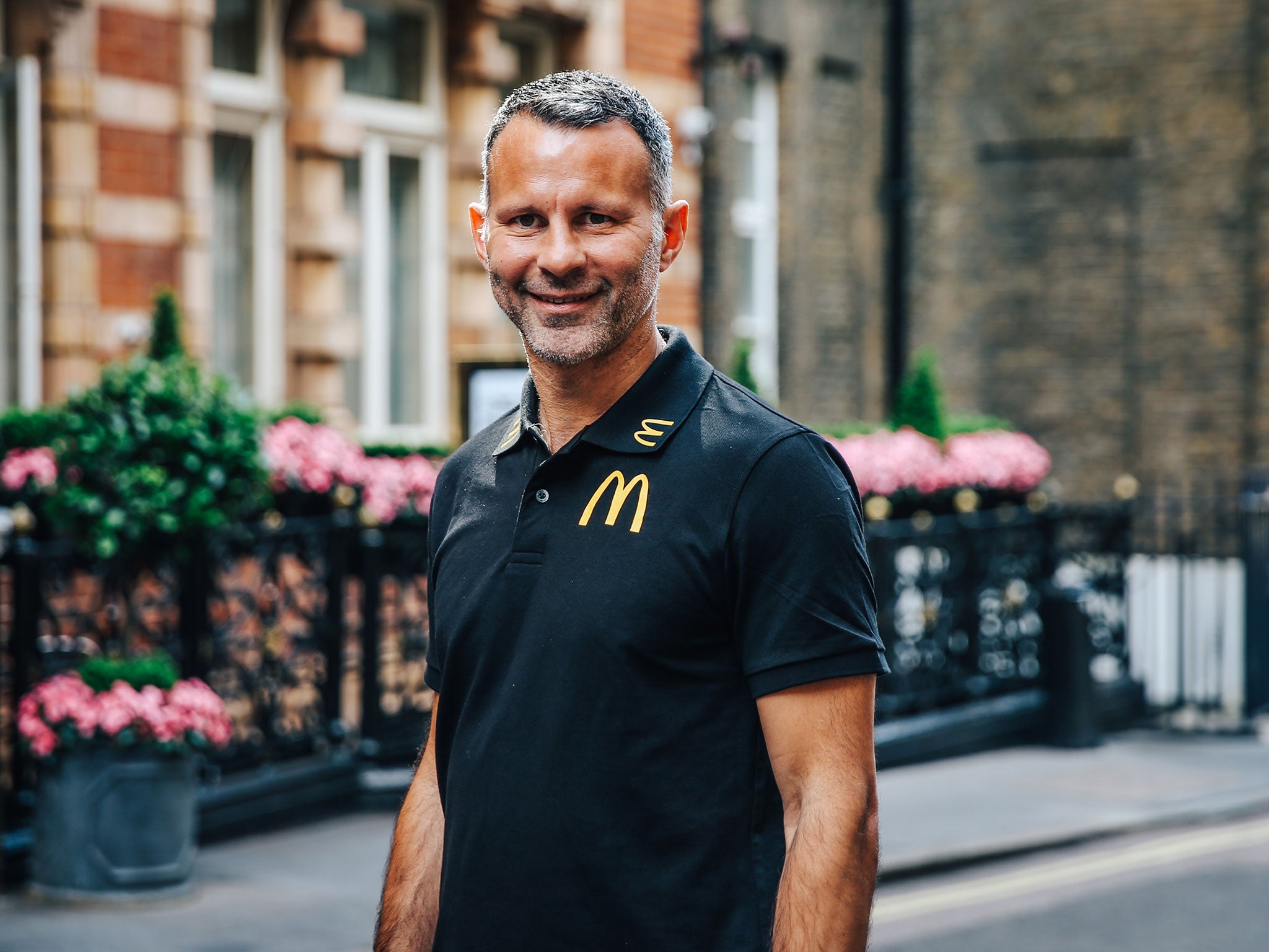 Ryan Giggs is currrently promoting the nomination period for the People’s Awards in the McDonald’s Community Awards